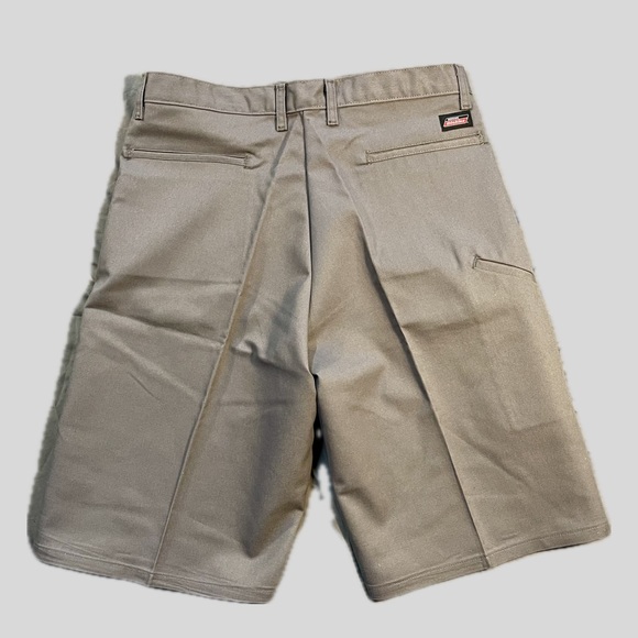 Men’s Gray Genuine Dickies Loose Fit Flat Front Work Shorts Size 34 - Picture 5 of 6